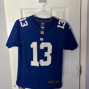 Nike New York Giants #13 Odell Beckham Elite Player Royal Blue Jersey
